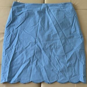 J. Crew Blue Pencil Skirt